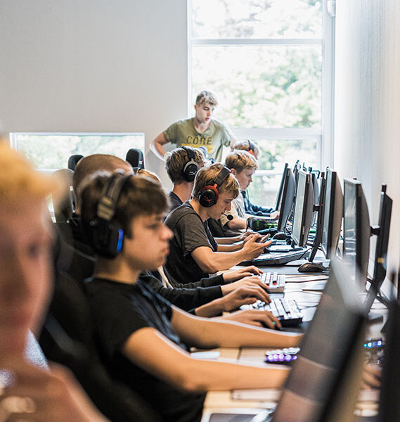 Esportlokale på Glamsdalens Idrætsefterskole
